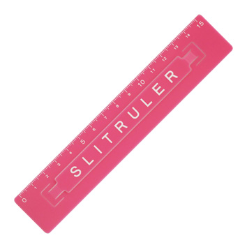 スリットルーラーP１５cm  品番：110200051 ロゴ ローズピンク,固定も移動も自在にできる定規,ずれない定規,滑らない定規,non-slip ruler,レトロ,デザイン,シンプル,ユニーク,おしゃれ,上質,高級,丈夫,プレゼント,ギフト,贈り物,記念,祝い,ノベルティ,プロモーション,文具,文房具